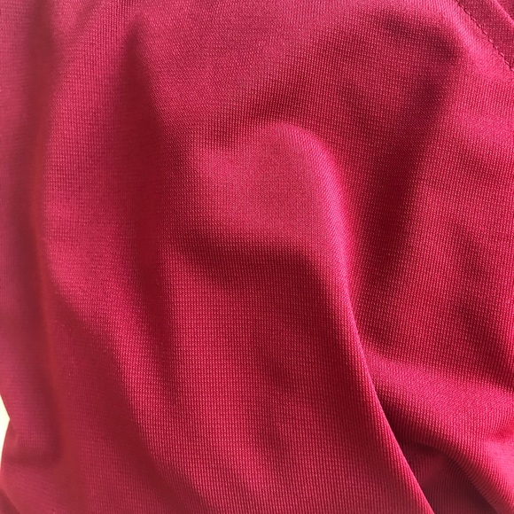 LAST 1! Red Surplice Long Sleeve Top Small - Picture 8 of 10